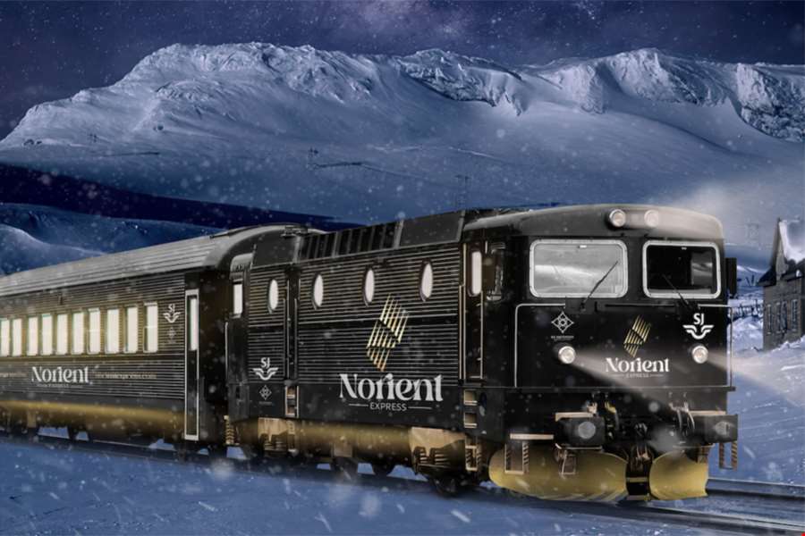Illustrasjonsfoto av tjenesten Norient Express fra SJ Norge.