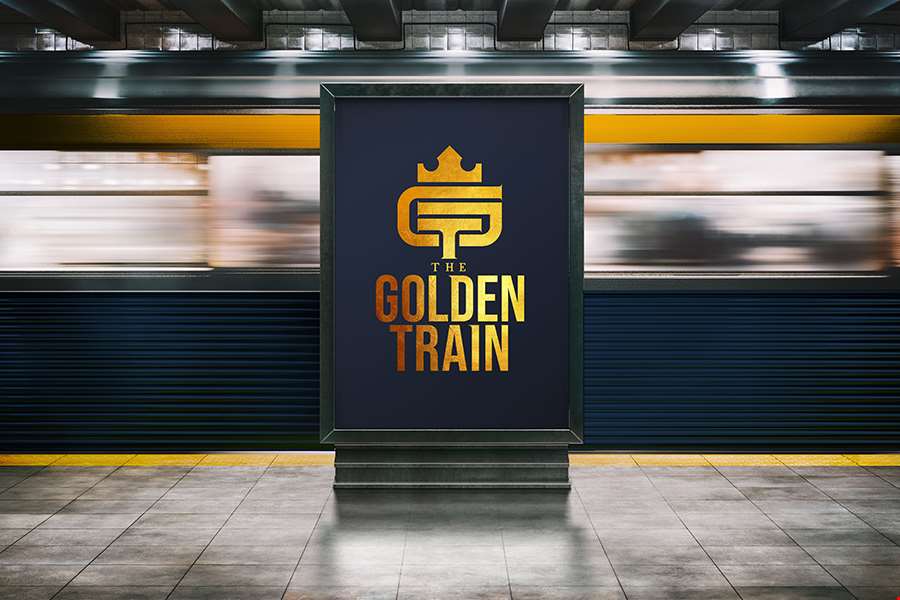 Illustrasjon av turisttjenesten The Golden Train.