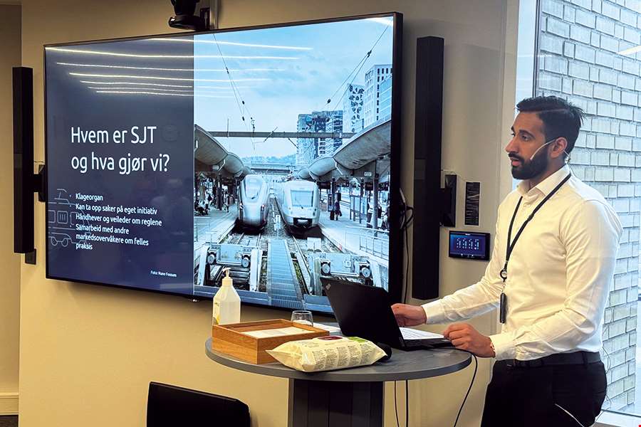 Junaid Arshad, avdeling for markedsovervåking i SJT. Foto: Terje Owrehagen